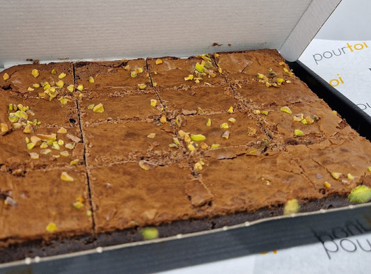 Chocolate Pistachio Letterbox Brownie